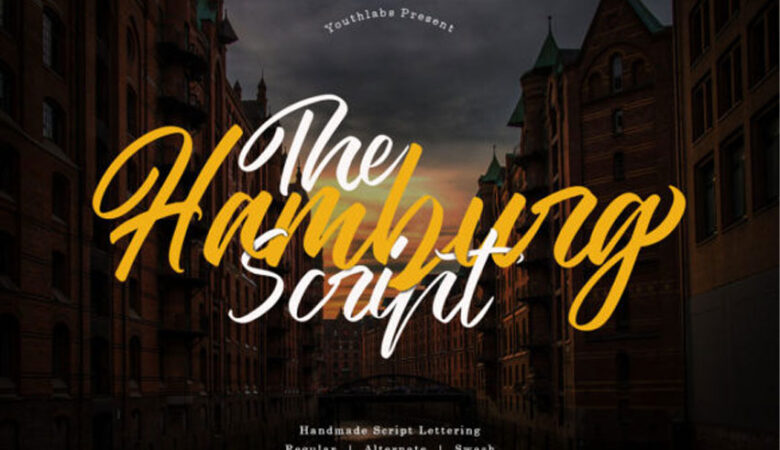 The Hamburg Script Font