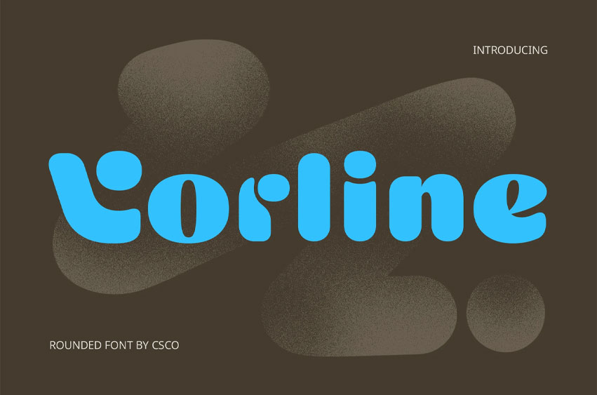 Vorline Rounded Font