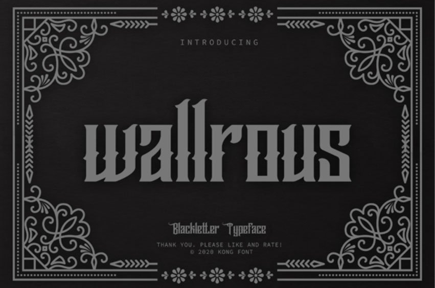Wallrous Font