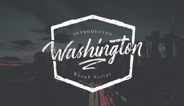 Washington Rough Font