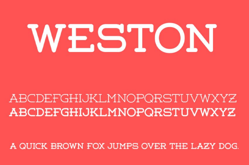 Weston Font