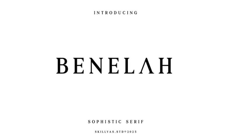 Benelah Font