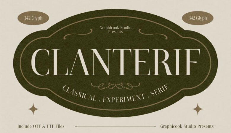 Clanterif Font