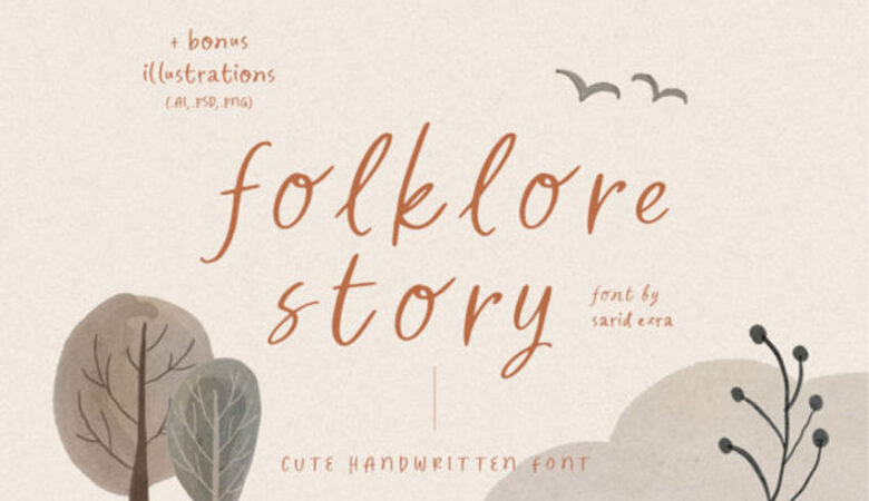 Folklore Story Font