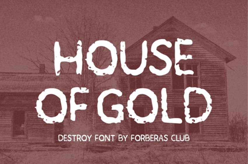 House of Gold Font