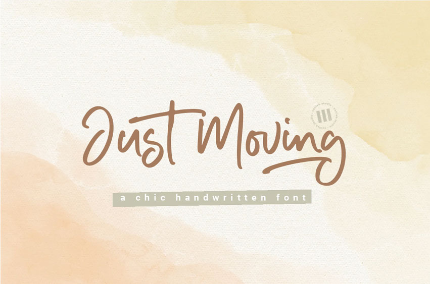 Just Moving Font