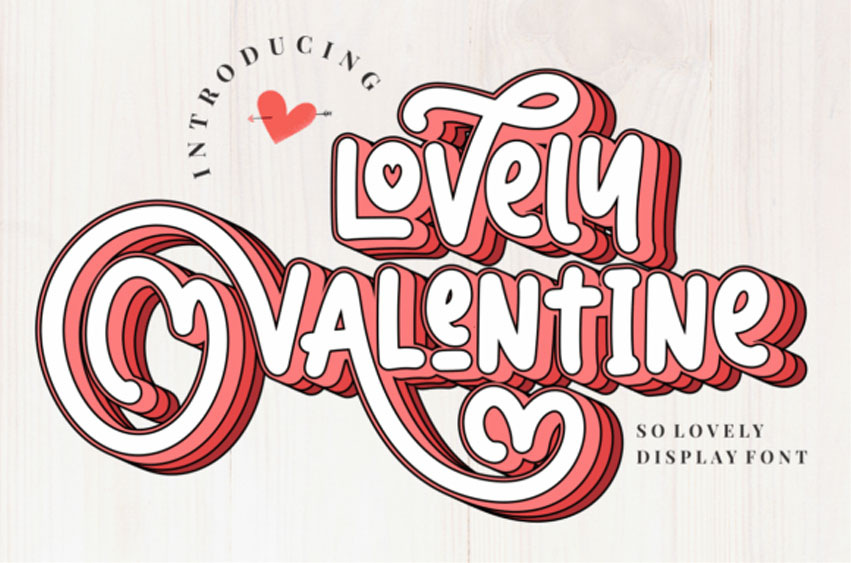 Lovely Valentine Font