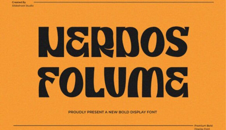 Nerdos Folume Font