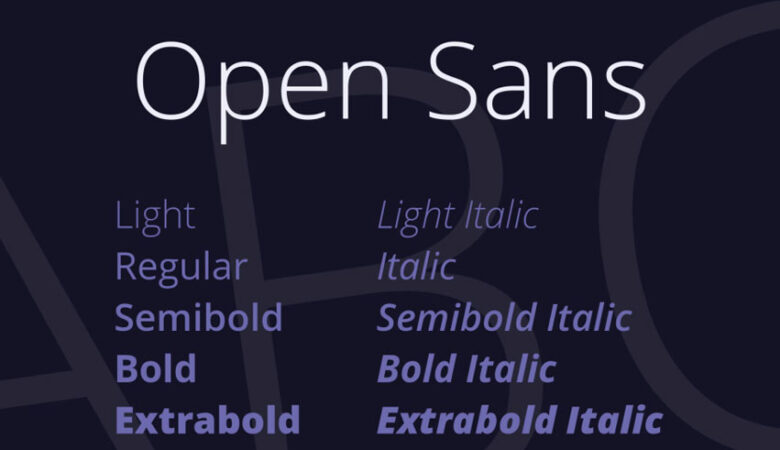 Open Sans Font