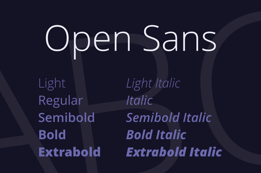 Open Sans Font