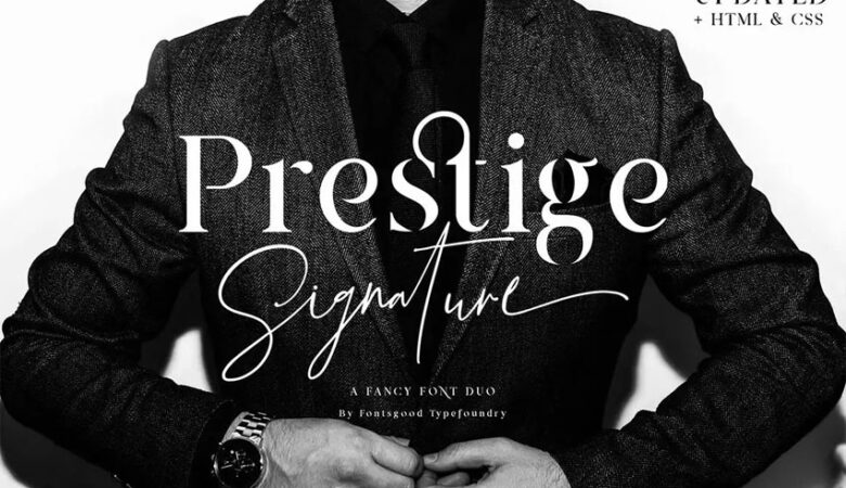 Prestige Signature Font