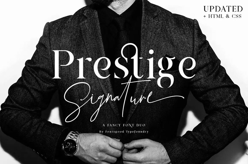 Prestige Signature Font