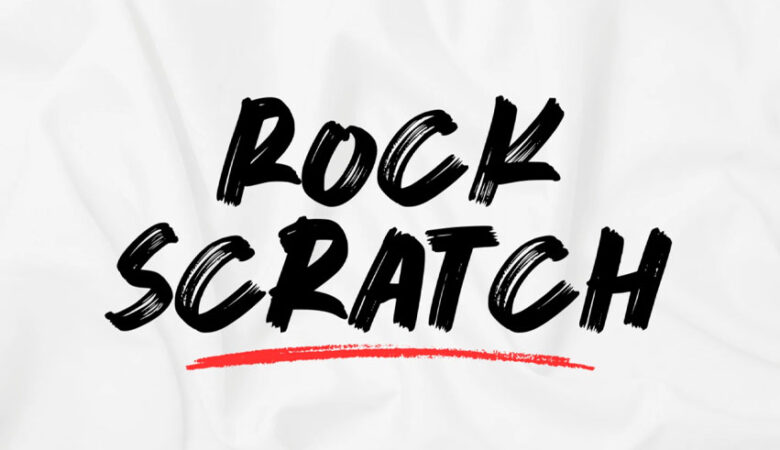 Rock Scratch Font