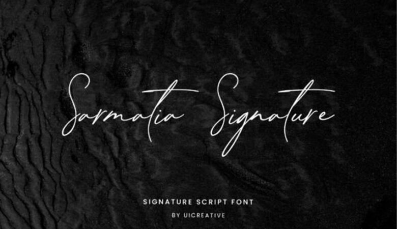 Sarmatia Signature Font