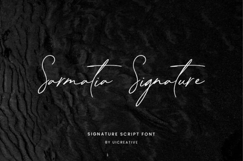 Sarmatia Signature Font