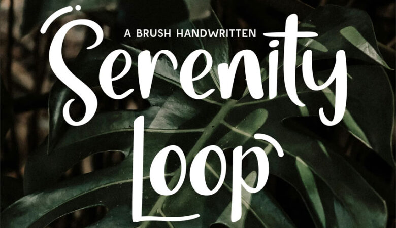 Serenity Loop Font