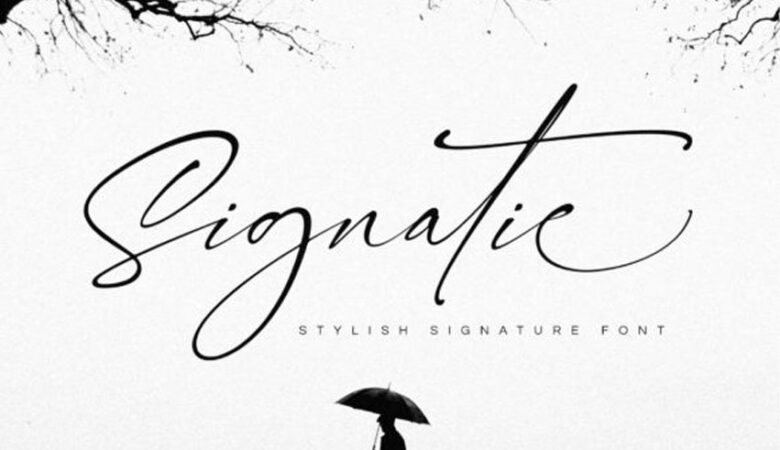 Signatie Font