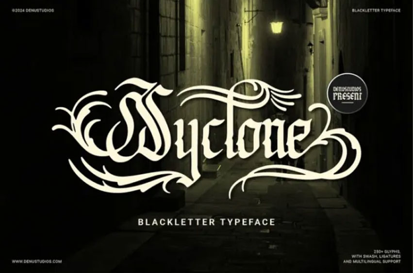 Syclone Font