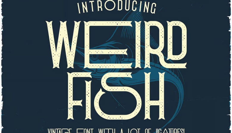 Weird Fish Font