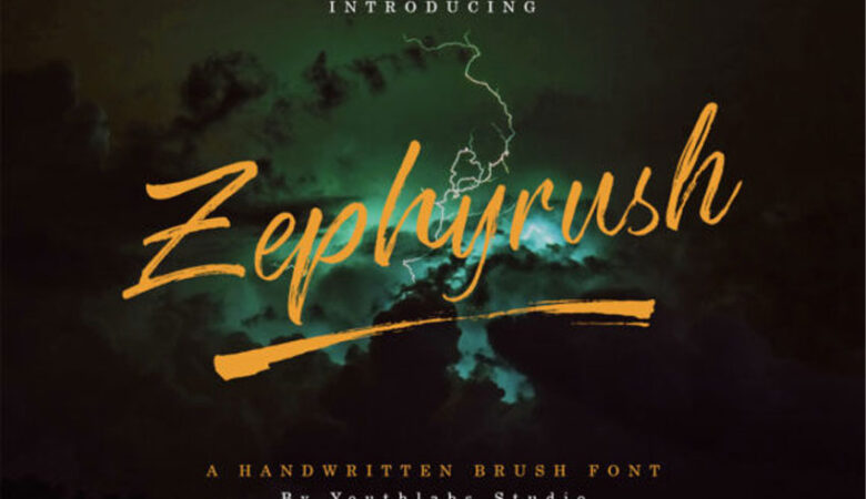 Zephyrush Font