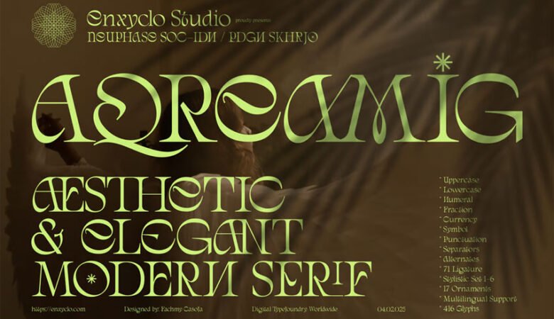 Aqreamig Font