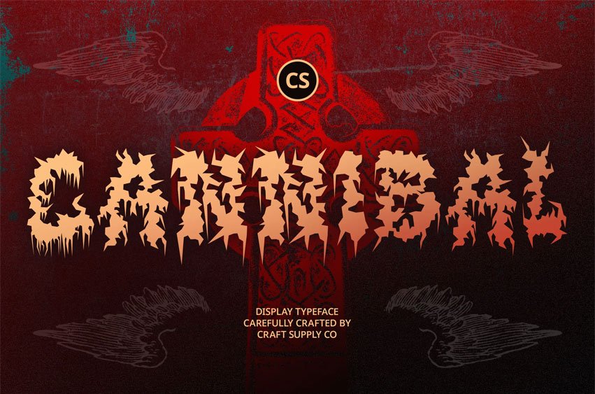 Cannibal Metal Font