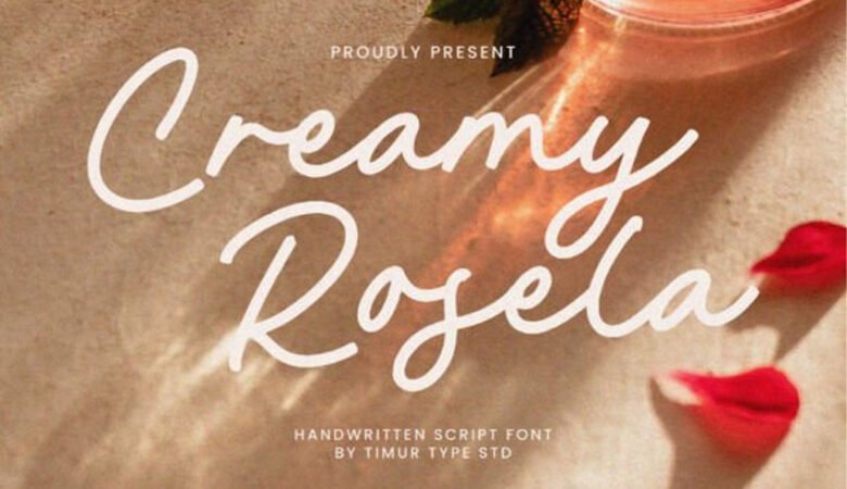 Creamy Rosela Font