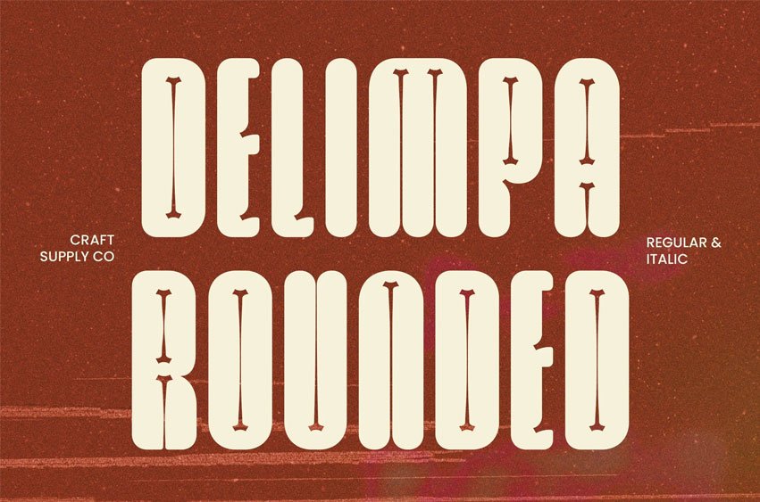 Delimpa Rounded Font