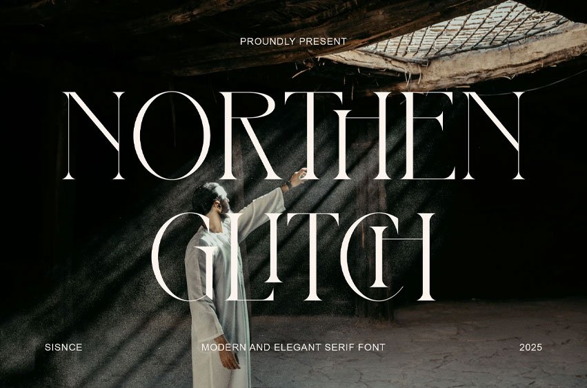 Northen Glitch Font