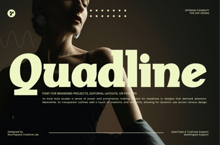 Quadline Font