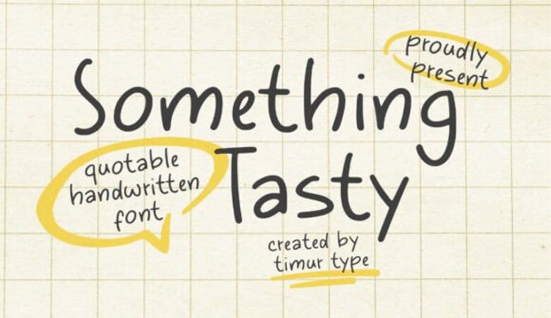 Something Tasty Font