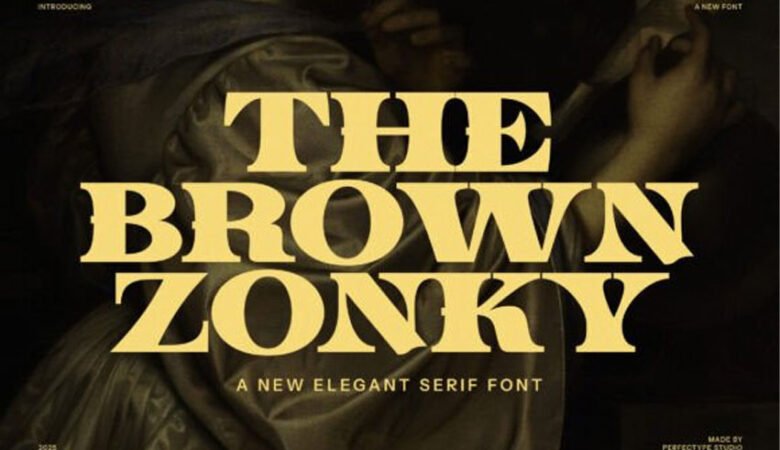 The Brown Zonky Font