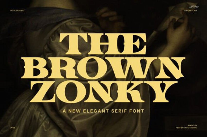 The Brown Zonky Font