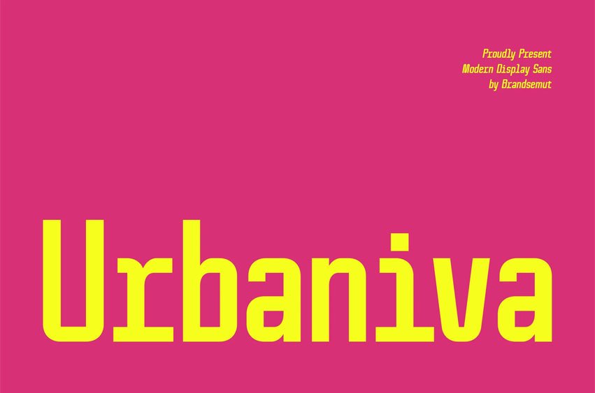 Urbaniva Font