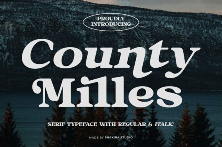 County Miles Font