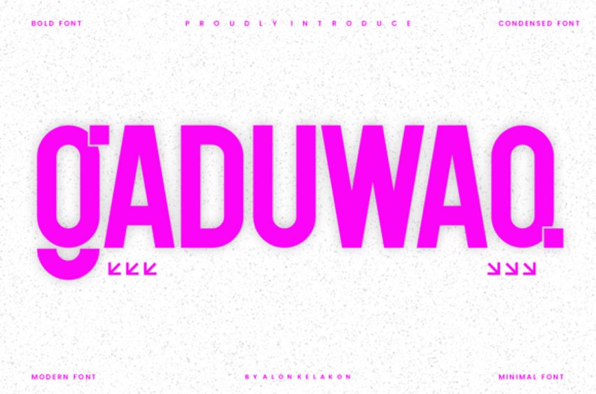 Gaduwaq Font