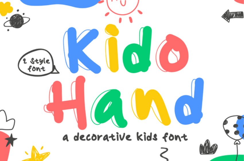 Kido Hand Font