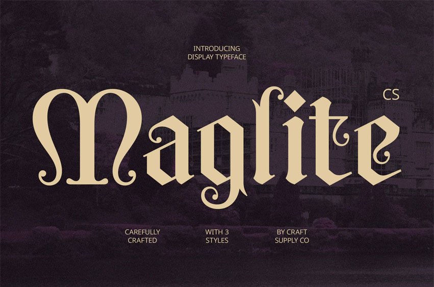 Maglite Display Font