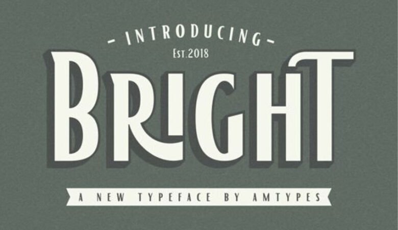 Bright Typeface Font