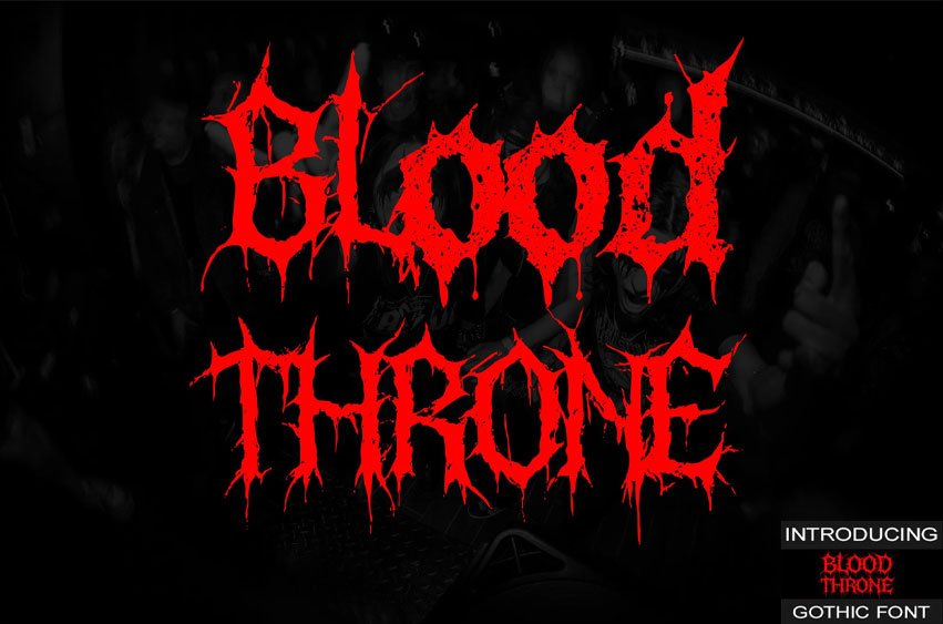 BloodThrone Font