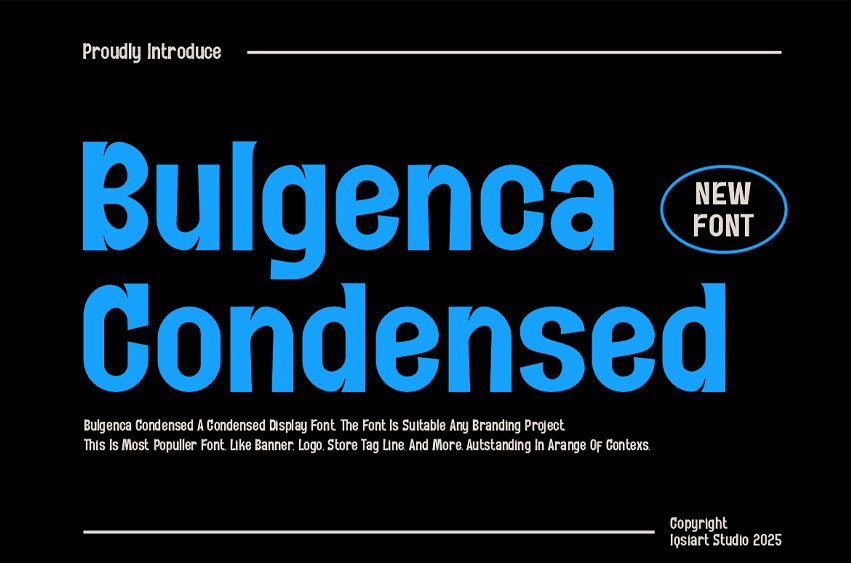 Bulgenca Condensed Font