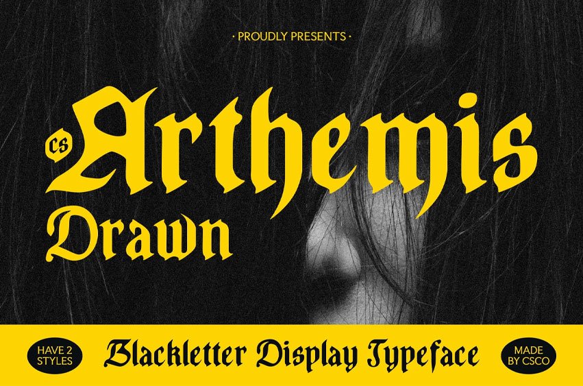 CS Arthemis Drawn Font