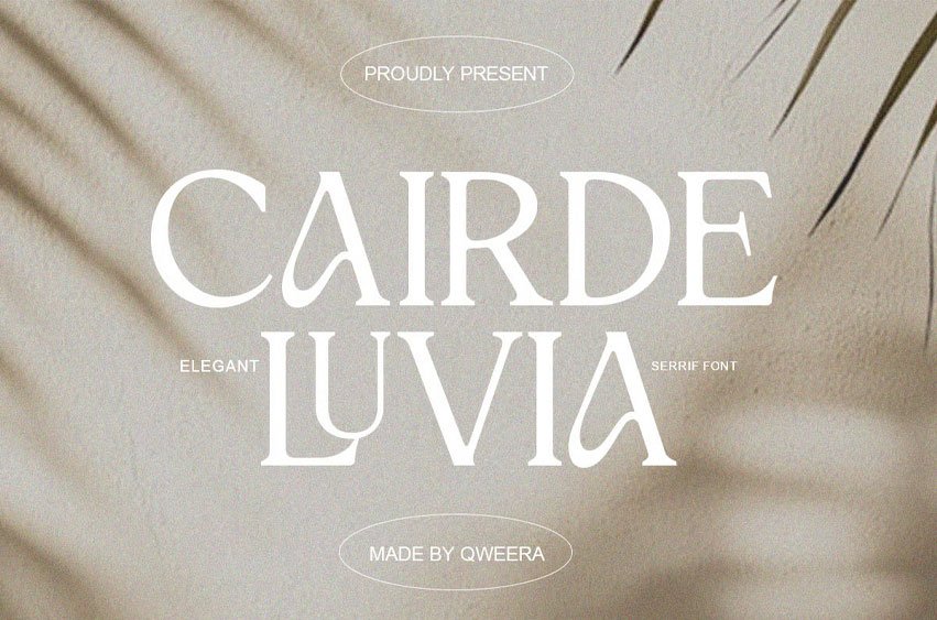Cairde Luvia Font