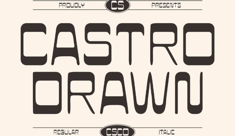 Castro Drawn Font