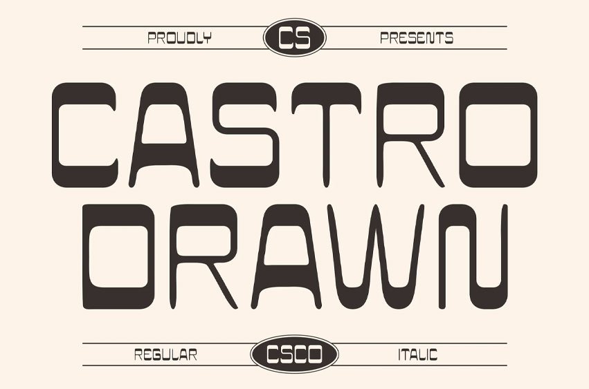 Castro Drawn Font