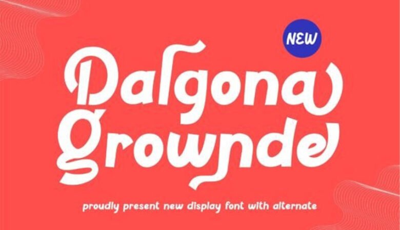 Dalgona Grownde Font