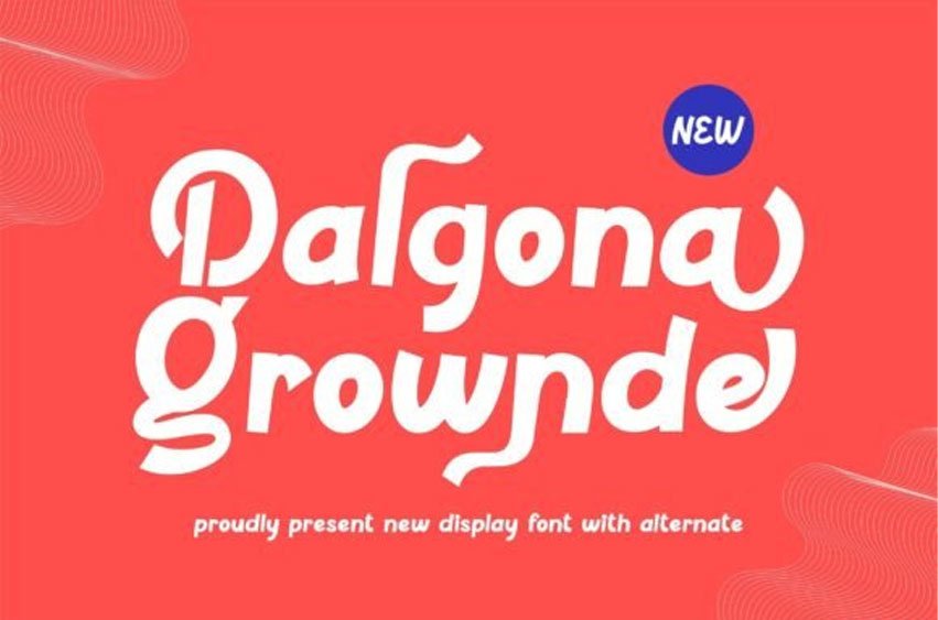Dalgona Grownde Font