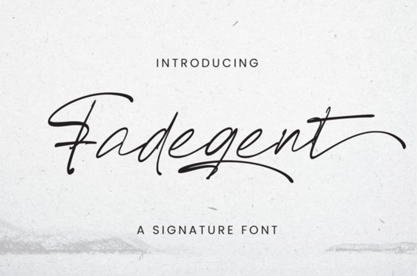 Fadegent Font