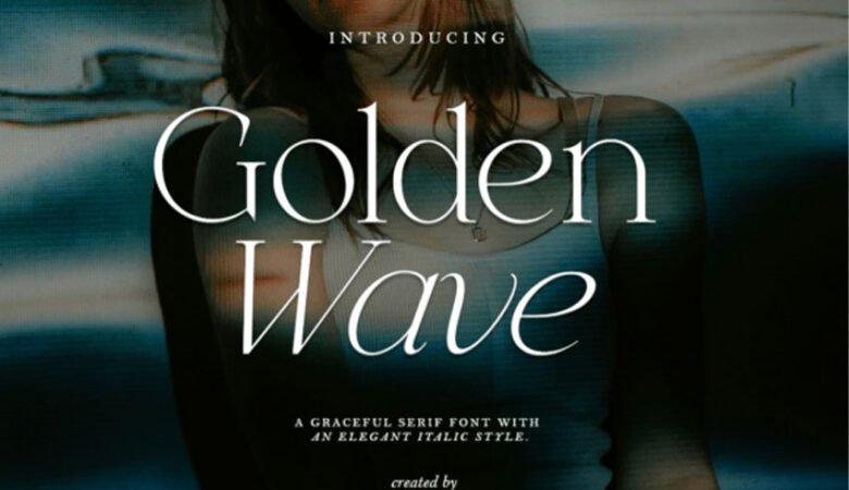 Golden Wave Font