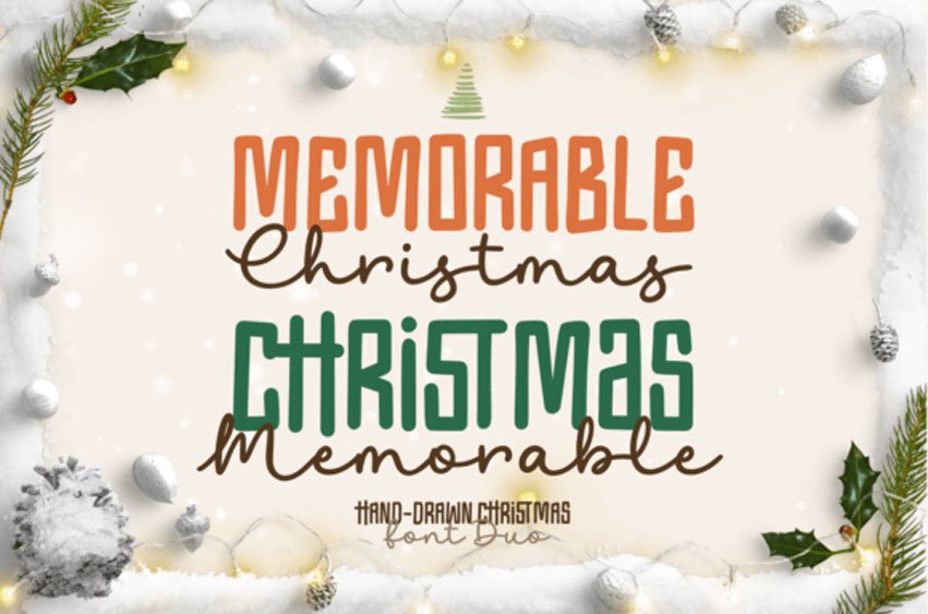 Memorable Christmas Font